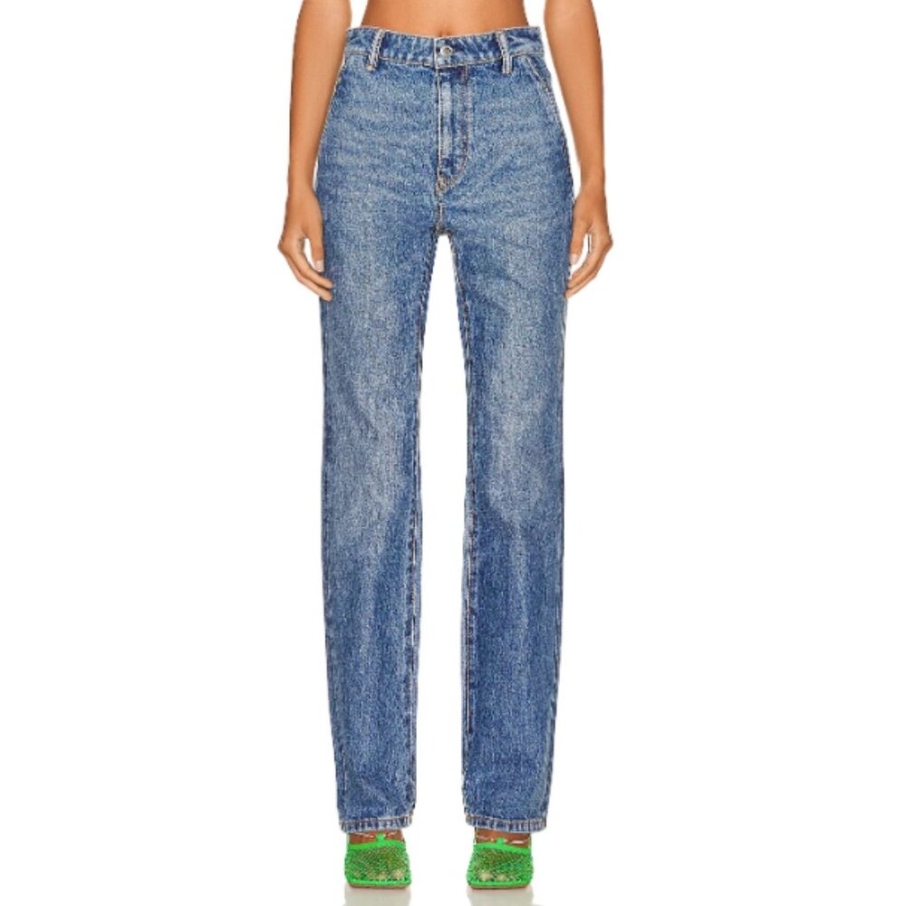 Alexander Wang High Waisted Slim Jeans
